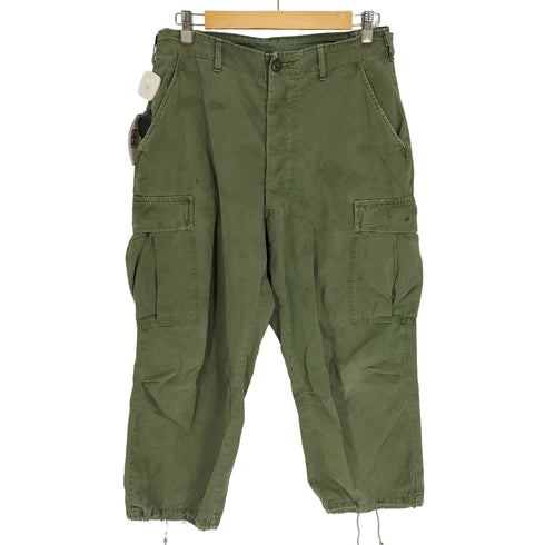 ユーエスアーミー U.S. ARMY 60S ジャングルファティーグ 4th リップストップ ボタンフライ カーゴ パンツ メンズ 31