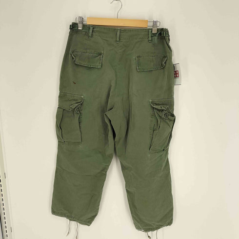 ユーエスアーミー U.S. ARMY 60S ジャングルファティーグ 4th リップストップ ボタンフライ カーゴ パンツ メンズ 31