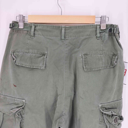 ユーエスアーミー U.S. ARMY 60S ジャングルファティーグ 4th リップストップ ボタンフライ カーゴ パンツ メンズ 31