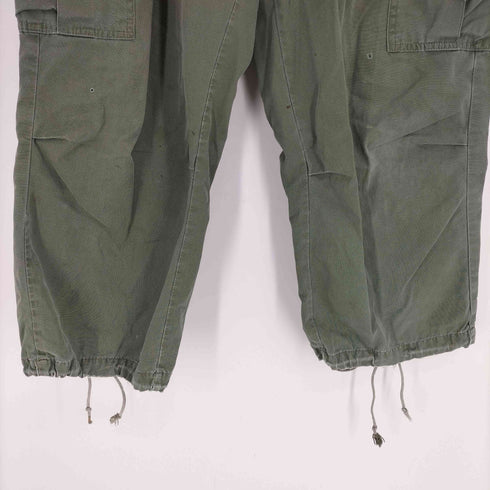 ユーエスアーミー U.S. ARMY 60S ジャングルファティーグ 4th リップストップ ボタンフライ カーゴ パンツ メンズ 31