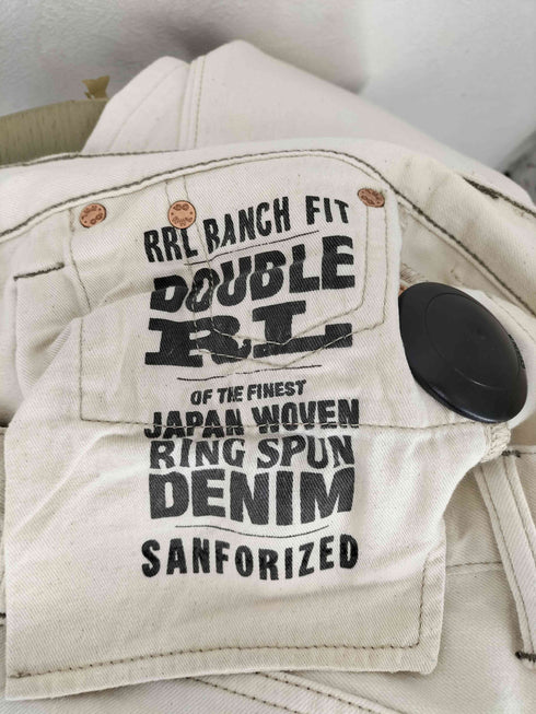 ダブルアールエルラルフローレン RRL RALPH LAUREN ボタンフライデニムストレートパンツ メンズ 27