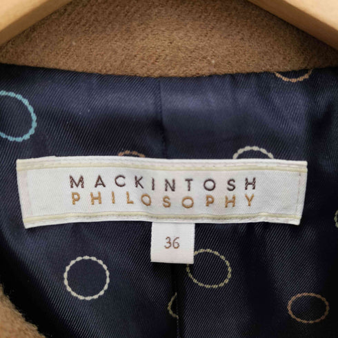 マッキントッシュフィロソフィー MACKINTOSH PHILOSOPHY ウールコート レディース 36