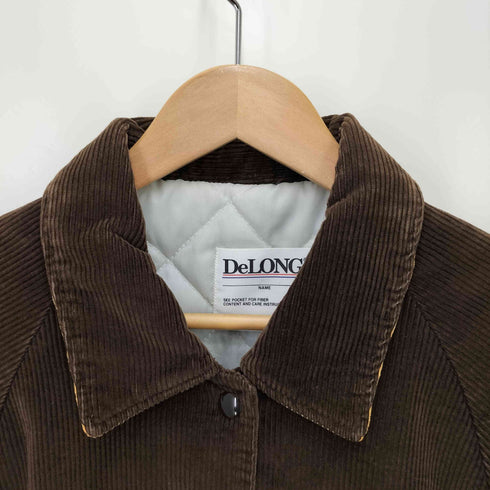 ディロング Delong 襟付き 裏地キルティング コーデュロイジャケット メンズ JPN:S