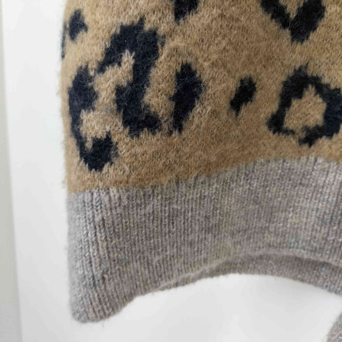 ザラ ZARA レオパード柄 ニット メンズ JPN:L