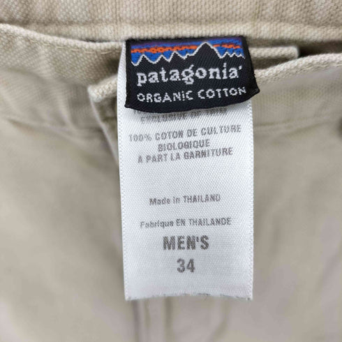 パタゴニア patagonia ORGANIC COTTON オーガニックコットン ストレートパンツ メンズ 34