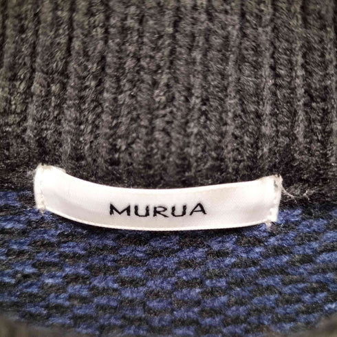 ムルーア MURUA フリンジ クロップド ニット レディース FREE
