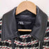 ザラ ZARA ツイード ダブルライダースジャケット タイトスカート レディース JPN:M