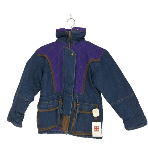 ノースウエストテリトリー NORTHWEST TERRITORY コーデュロイ切替デニムフーディージャケット レディース 7