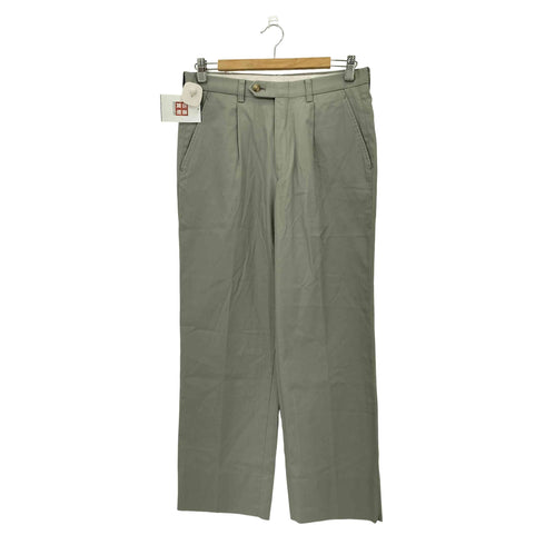 バーバリーロンドン BURBERRY LONDON ワンタック コットン スラックス パンツ メンズ W76