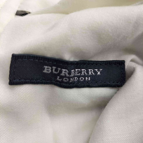 バーバリーロンドン BURBERRY LONDON ワンタック コットン スラックス パンツ メンズ W76