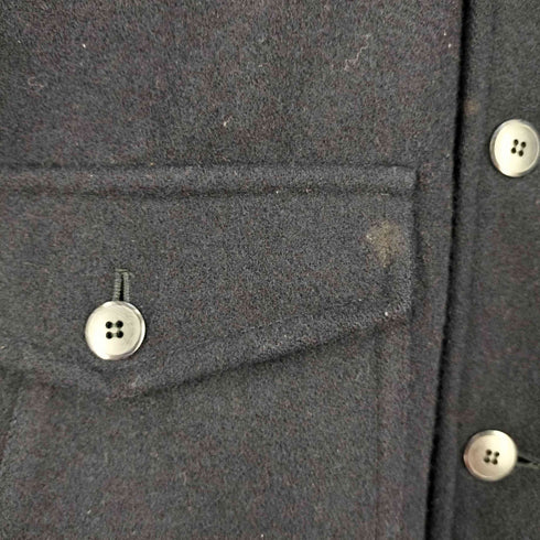 Sift up 襟カウレザー ウールナイロン クルーザージャケット メンズ import:M