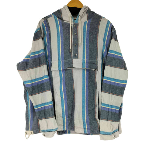 ノーバウンダリーズ no boundaries ストライプアノラックパーカー メンズ import:XL