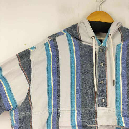 ノーバウンダリーズ no boundaries ストライプアノラックパーカー メンズ import:XL