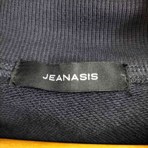 ジーナシス JEANASIS ハイネックハーフジップスウェット レディース