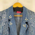 CAROLS DENIMS ビジューデザインデニムテーラードジャケット レディース