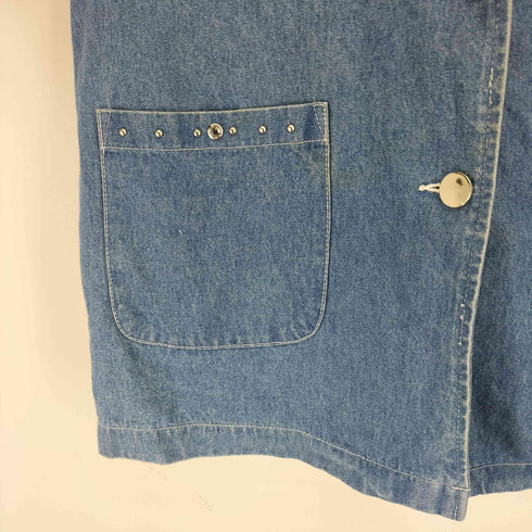 CAROLS DENIMS ビジューデザインデニムテーラードジャケット レディース