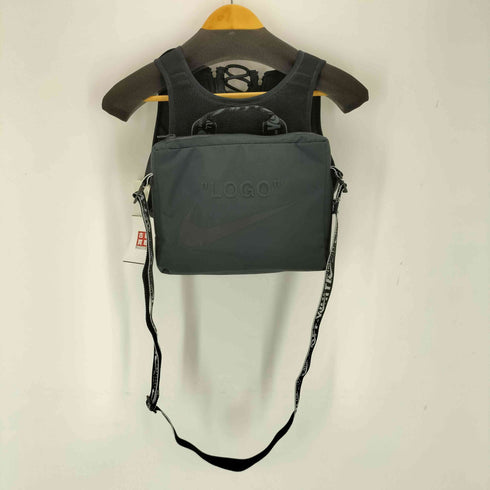 オフホワイト OFF-WHITE Cross Bib Vest レディース L