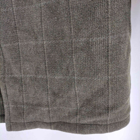 MADE IN ITALY チェック柄ステンカラーコート メンズ