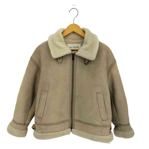 レイビームス Ray BEAMS フェイクムートン ボマー ブルゾン レディース JPN:0