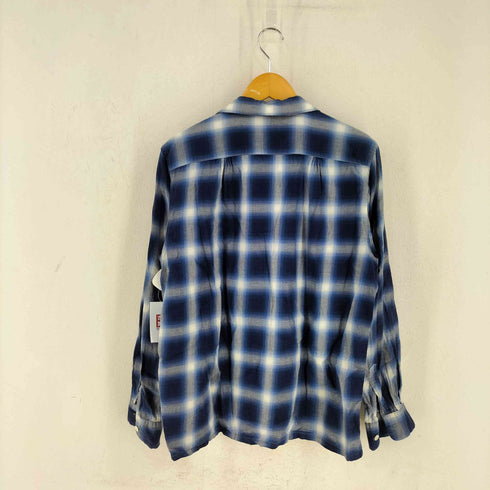 ビームス BEAMS オンブレ オープンカラーシャツ メンズ JPN:L