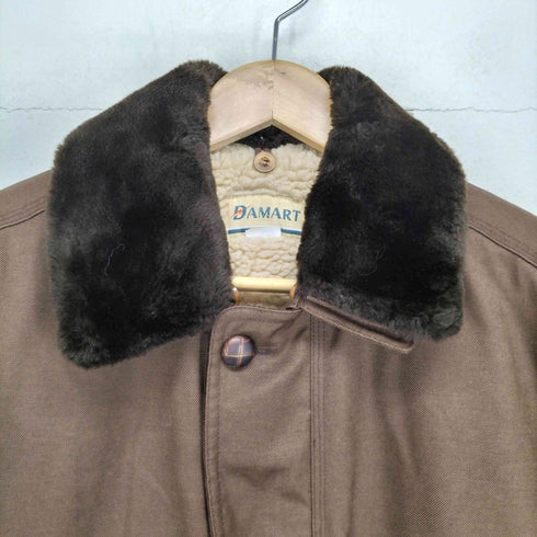 裏地ボアジップ 襟ファー ハーフコート メンズ 92