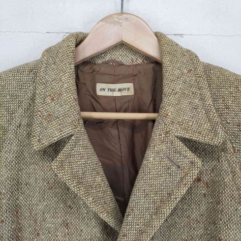 ON THE MOVE ネップ加工ステンカラーコート メンズ 9