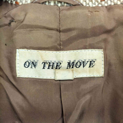 ON THE MOVE ネップ加工ステンカラーコート メンズ 9