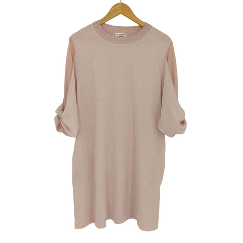 la monet プリーツ加工ワンピース レディース