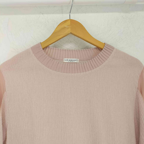 la monet プリーツ加工ワンピース レディース