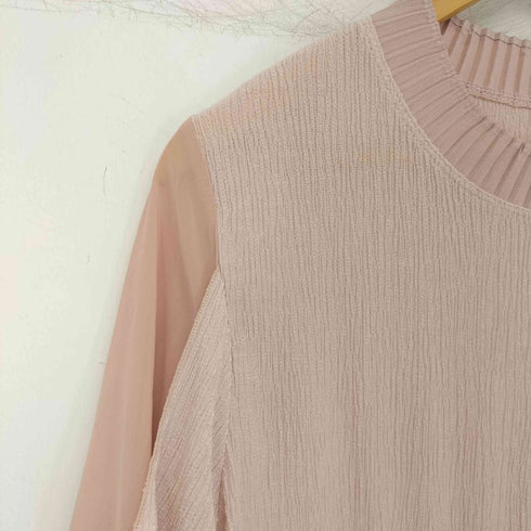 la monet プリーツ加工ワンピース レディース