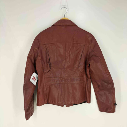 70S マルチポケット レザージャケット メンズ