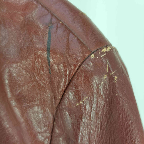 70S マルチポケット レザージャケット メンズ