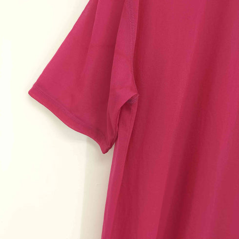 ビューティーアンドユースユナイテッドアローズ BEAUTY & YOUTH UNITED ARROWS BY ポリエステルシフォン 5分袖 マキシワンピース ウォッシャブル レディース