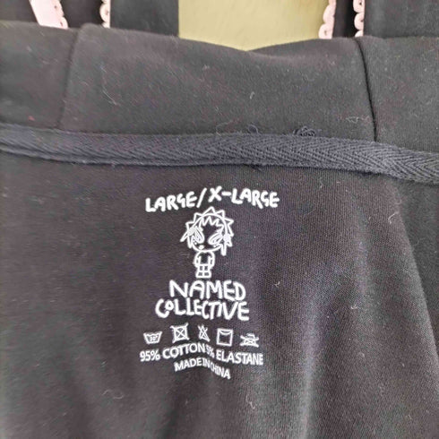 NAMED COLLECTIVE PRINC355 リボン クロップ ジップ フーディー Y2K レディース L-XL
