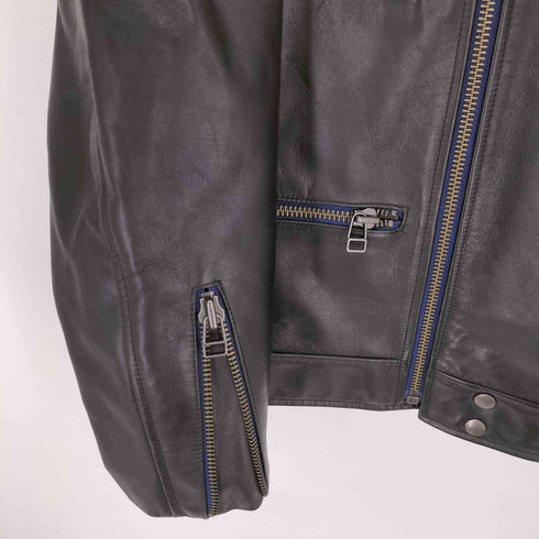 AMPLIATE Tanning Pony Double Riders Jacket メンズ XXL