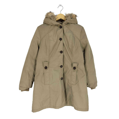 エディーバウアー Eddie Bauer 70-80s 黒タグ ファー付き GOOSE DOUN グースダウンジャケット レディース