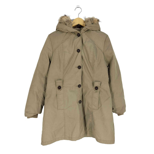 エディーバウアー Eddie Bauer 70-80s 黒タグ ファー付き GOOSE DOUN グースダウンジャケット レディース