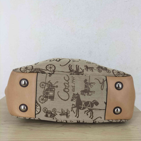 コーチ COACH ジャガードキャリーオールトートバッグ レディース