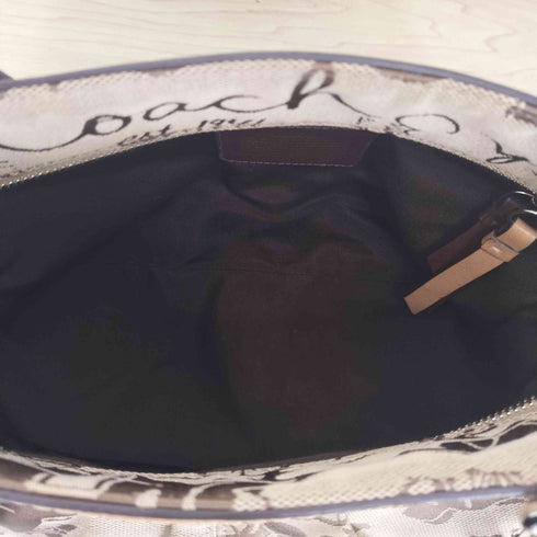コーチ COACH ジャガードキャリーオールトートバッグ レディース