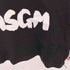 エムエスジーエム MSGM イタリア製 ブラッシュストロークロゴ クロップドTシャツ レディース import:XS
