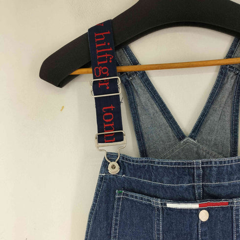 トミーヒルフィガー TOMMY HILFIGER デニムサロペット レディース L