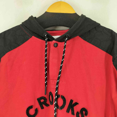 クルックスアンドキャッスルズ CROOKS&Castles フロントアーチワッペンプルオーバーパーカー メンズ import:XL