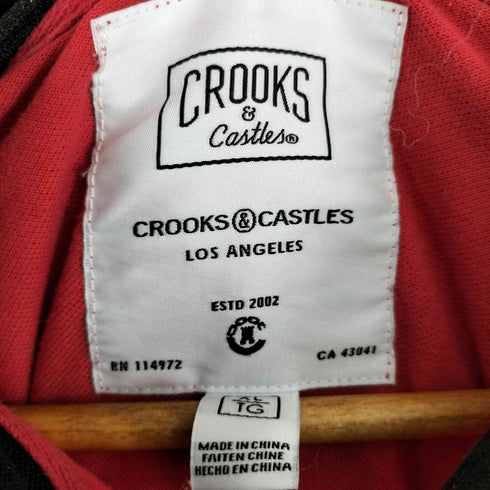 クルックスアンドキャッスルズ CROOKS&Castles フロントアーチワッペンプルオーバーパーカー メンズ import:XL
