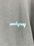 オンリーニューヨーク ONLY NY ロゴ刺繍Vガゼットクルーネックスウェット メンズ M