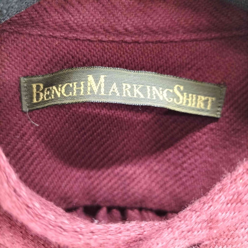 ベンチマーキングシャツ BENCH MARKING SHIRT バンドカラーシャツ メンズ JPN:S