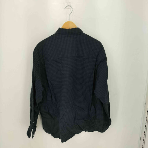 スティーブンアラン Steven Alan 40/1 NEL CHECK REGULAR COLLAR SHIRT-LOOSE チャック 長袖シャツ メンズ import:M