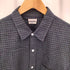 スティーブンアラン Steven Alan 40/1 NEL CHECK REGULAR COLLAR SHIRT-LOOSE チャック 長袖シャツ メンズ import:M