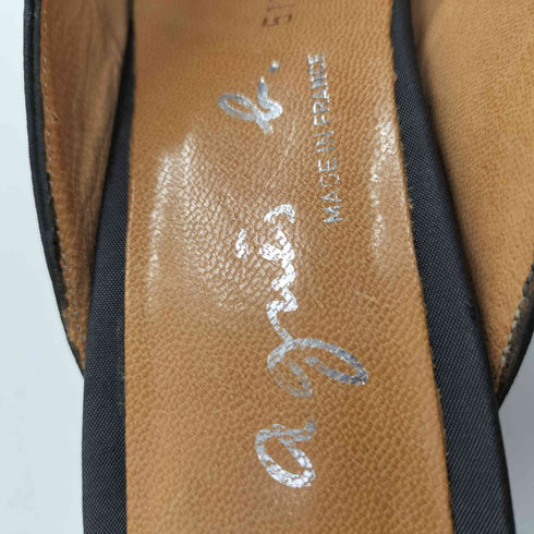 アニエスベー agnes b. フランス製 ポインテッド ミュール パンプス レディース 3