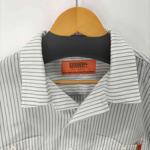 ユニバーサルオーバーオール UNIVERSAL OVERALL オープンカラーワークシャツ メンズ JPN:XL
