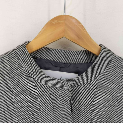 l'heritage martinique レーヨン混ウールロングシャツ レディース